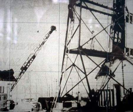 Traverse Drive-In Theatre - Traverse Drive-In Screen Widening Feb 1956 (newer photo)
